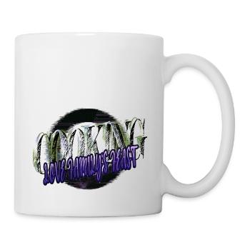 happy birthday present chef life bday geek - Tasse - Weiß - Rechts