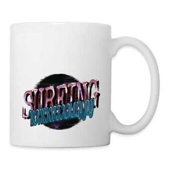 communication in families surf photography jokes - Mug - white - Right