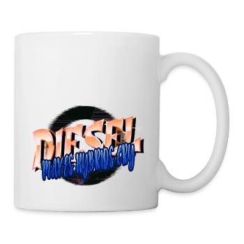 sayings funny sayings fun engine repair - Tasse - Weiß - Rechts