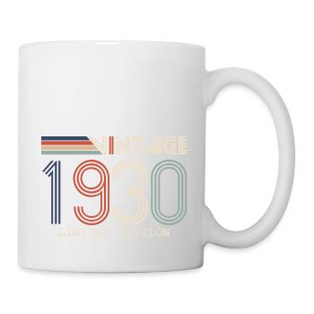 Vintage 1930's Anniversary Gift - Vintage 1930's - Mug - white - Right