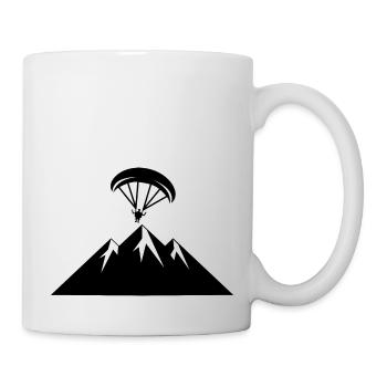Gleitschirmflieger - Tasse - Weiß - Rechts