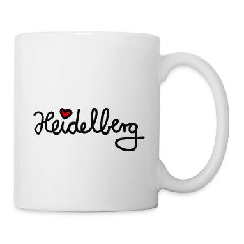 Heidelberg avec du cœur - Mug blanc - blanc - Droite