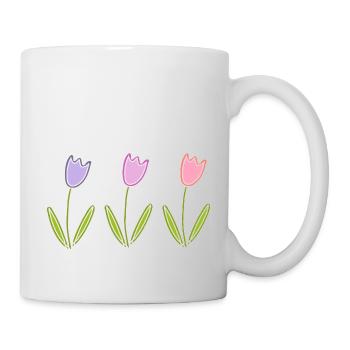 Tulips Flowers - Mug - white - Right