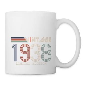 Vintage 1938 Anniversary Gift - Vintage 1938 - Mug - white - Right
