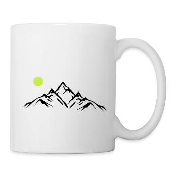 Mountains - Mug - white - Right