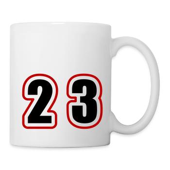 23 Number College - Mug - white - Right
