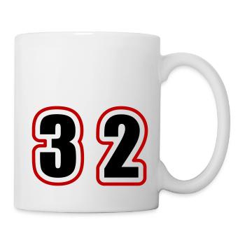 32 Number College - Mug - white - Right