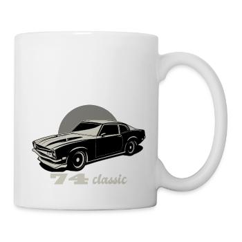 74 Classic Muscle Car Car - Mug - white - Right