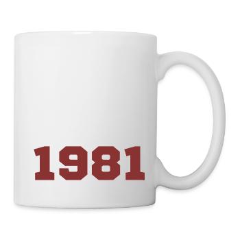 Original 1981 - Tasse - Weiß - Rechts