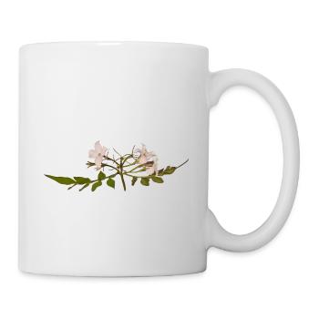 Fleur de jasmin - Mug blanc - blanc - Droite