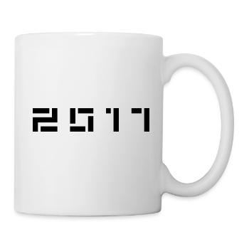 Geburtsjahr Geburtstag Born In - Made in 2017 - Tasse - Weiß - Rechts