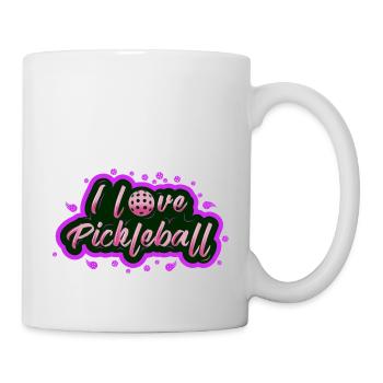 J’adore le pickleball - Mug blanc - blanc - Droite