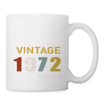 Original parts 1972 - 52 Year Anniversary Gift - Mug - white - Right