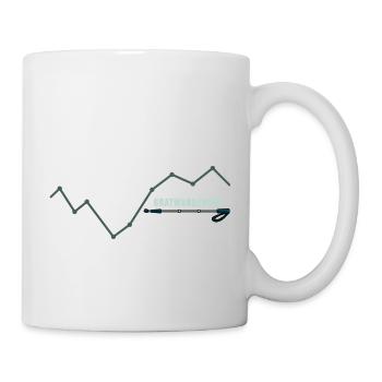 Tightrope walk Mountain hiking High altitude tour Summit Ferrata - Mug - white - Right