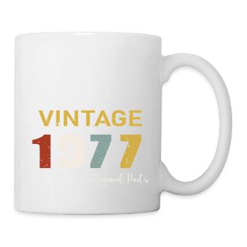 Original parts 1977 - 47 Years Anniversary Gift - Mug - white - Right
