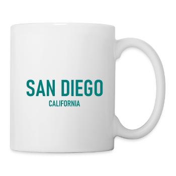 San Diego - Californie - États-Unis - Amérique - Mug blanc - blanc - Droite