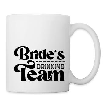 Bride's Drinking Team Bride Homme Femme EVJF EVG - Mug blanc - blanc - Droite