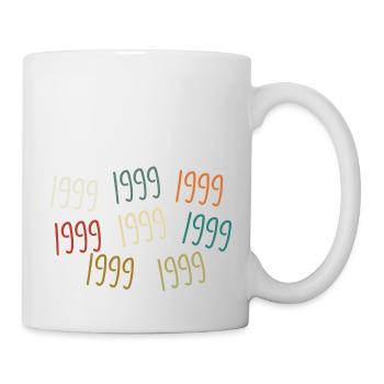 Jahrgang 1999 Geburtsjahr - legendär seit 1999 - Tasse - Weiß - Rechts