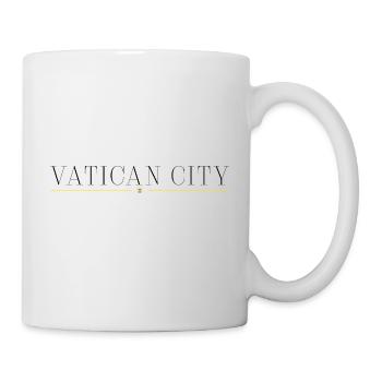 Vatikanstadt Stil Design T-Shirt - Tasse - Weiß - Rechts