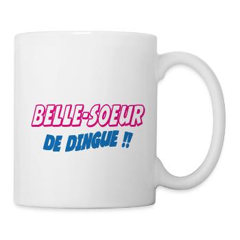 Belle Soeur de dingue - Mug blanc - blanc - Droite