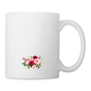 Bride Arrow Flower Bouquet - Mug - white - Right