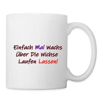 Man muss auch mal vergessen können! - Tasse - Weiß - Rechts