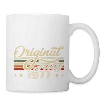 Cadeau 1977 Anniversaire de juillet Né en juillet 1977 - Mug blanc - blanc - Droite
