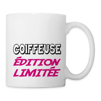 COIFFEUSE édition limitée - Mug blanc - blanc - Droite