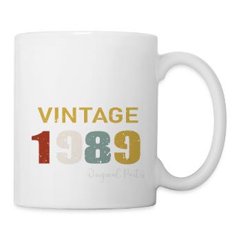 Original parts 1989 - 35th Anniversary Gift - Mug - white - Right