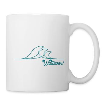 Wattever - Wattenmeer Norddeutsche Küste - Tasse - Weiß - Rechts