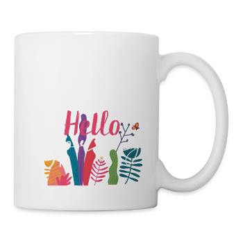 Bonjour le printemps - Mug blanc - blanc - Droite