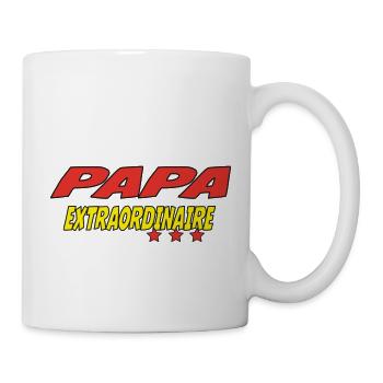 PAPA EXTRAORDINAIRE - Mug blanc - blanc - Droite