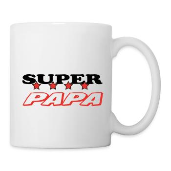 SUPER-VATER - Tasse - Weiß - Rechts