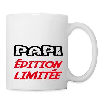 PAPI édition limitée - Mug blanc - blanc - Droite