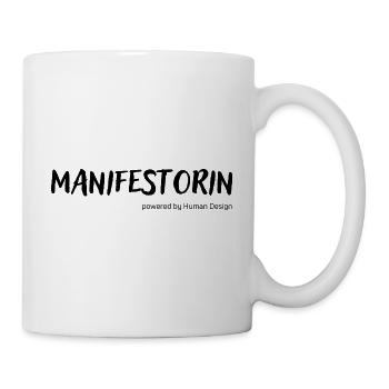 Manifestorin powered by Human Design - Tasse - Weiß - Rechts