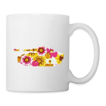 Friedenspanzer - Tasse - Weiß - Rechts