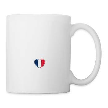 Drapeau France - Mug blanc - blanc - Droite