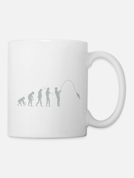 fishing evolution - Tasse - Weiß
