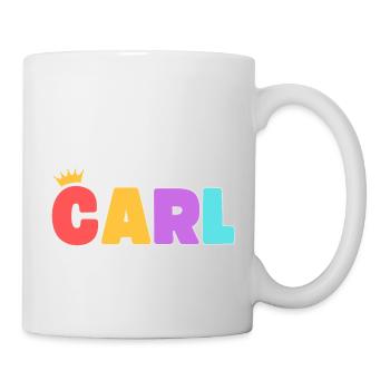 Carl! Personalisierbar - Tasse - Weiß - Rechts