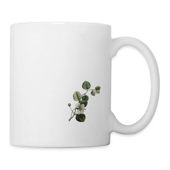 Nummer 52 Blumengrün - 52. Blumengeburtstag - Tasse - Weiß - Rechts