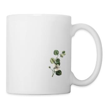 Nummer 53 Blumengrün - 53. Blumengeburtstag - Tasse - Weiß - Rechts