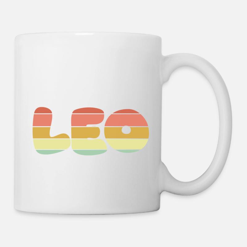 Leo sunset texture - Mug - white