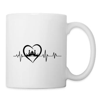Heartbeat Mosque - Mug - white - Right