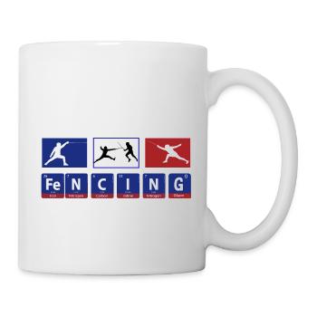 French Fencing Sport summer - Mug blanc - blanc - Droite