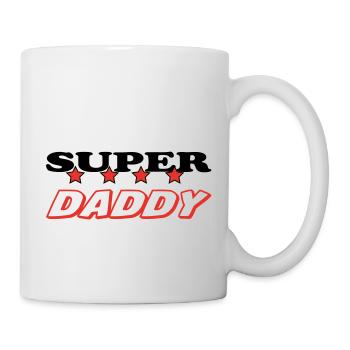 SUPER DADDY - Mug - white - Right