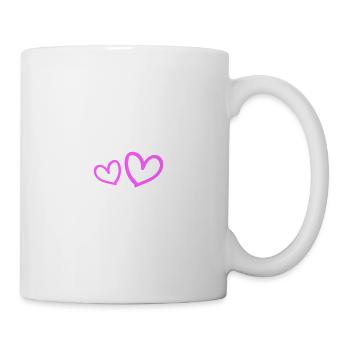 Fermier Fille Fille Coeur Amour - Mug blanc - blanc - Droite