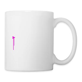 Jouez-le fort Bouton de lecture Graffiti Spray Musique forte - Mug blanc - blanc - Droite