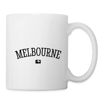 Melbourne Australia Down Under Kangaroo Koala - Tasse - Weiß - Rechts