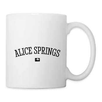 Alice Springs Australia Down Under Kangaroo - Tasse - Weiß - Rechts