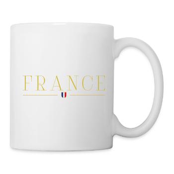J’aime la France Elegance Style Design T-Shirt - Mug blanc - blanc - Droite